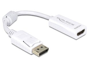 Delock - Adapter DISPLAYPORT(M)->HDMI(F) цена и информация | Адаптеры и USB-hub | hansapost.ee