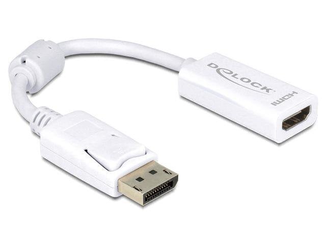 Delock - Adapter DISPLAYPORT(M)->HDMI(F) цена и информация | USB adapterid ja jagajad | hansapost.ee