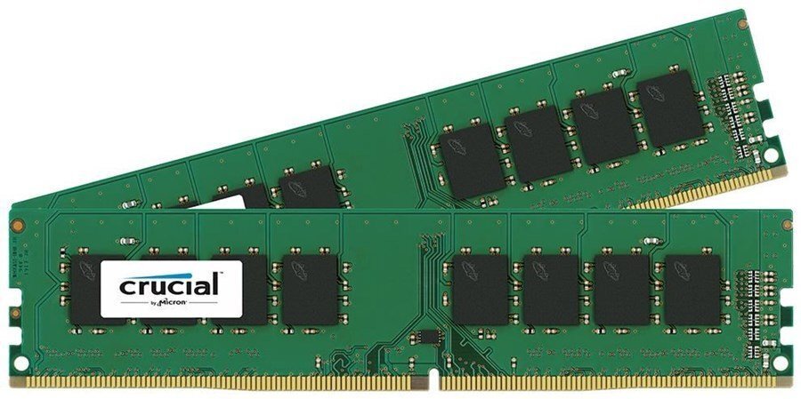 Crucial UDIMM DDR4, 2x4GB, 2400MHz, CL17 (CT2K4G4DFS824A) hind ja info | Operatiivmälu | hansapost.ee