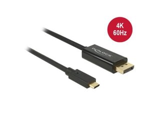 Delock 85255, USB-C/DP, 1 м цена и информация | Delock Телевизоры и аксессуары | hansapost.ee
