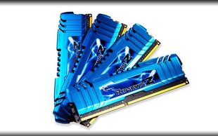 G.Skill DDR3 32GB (8GBx4) 2400MHz, CL11, RipjawsZ Quad (F3-2400C11Q-32GZM) цена и информация | Объём памяти | hansapost.ee