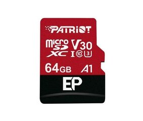 Карта памяти Patriot PEF64GEP31MCX, 64 ГБ цена и информация | USB накопители | hansapost.ee