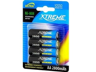 Аккумуляторы Ultra Xtreme AA, 4 шт. цена и информация | Батарейки | hansapost.ee
