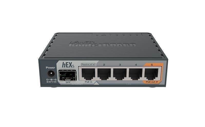 MikroTik Router hEX S RB760iGS 10 hind ja info | Ruuterid | hansapost.ee