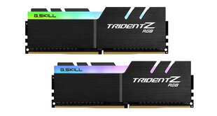 G.Skill Trident Z RGB DDR4, 2x8GB, 4000MHz, CL17 (F4-4000C17D-16GTZR) hind ja info | Operatiivmälu | hansapost.ee