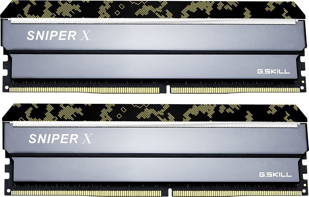 G.Skill Sniper X DDR4, 2x8GB, 3200MHz, CL16 (F4-3200C16D-16GSXKB) цена и информация | Operatiivmälu | hansapost.ee