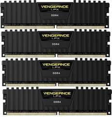 Corsair Vengeance LPX DDR4, 4x8GB 3200MHz CL16 (CMK32GX4M4Z3200C16) цена и информация | Объём памяти (RAM) | hansapost.ee