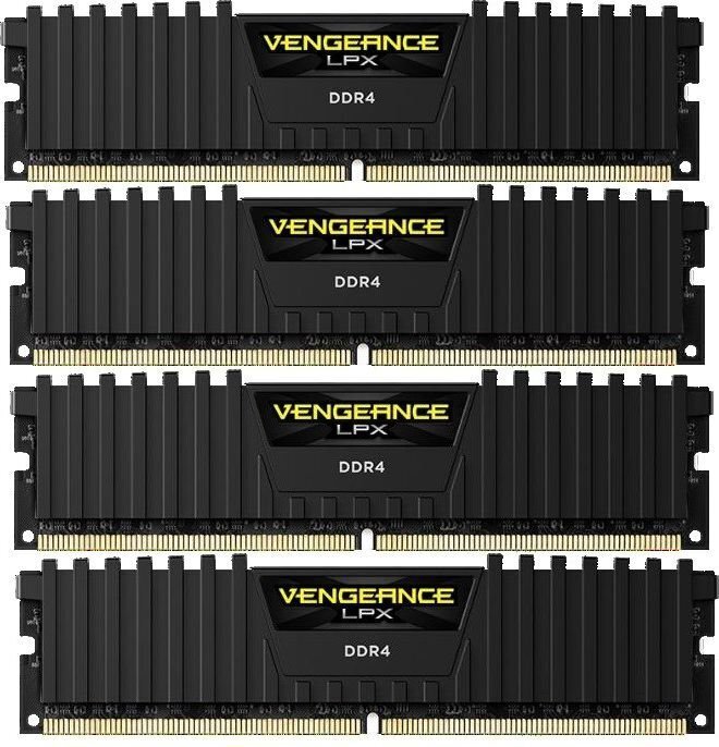 Corsair Vengeance LPX DDR4, 4x8GB 3200MHz CL16 (CMK32GX4M4Z3200C16) цена и информация | Operatiivmälu | hansapost.ee