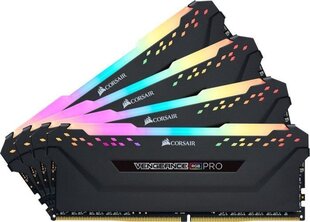 Corsair Vengeance RGB Pro DDR4, 4x8GB, 3000MHz, CL15 (CMW32GX4M4C3000C15) hind ja info | Operatiivmälu | hansapost.ee