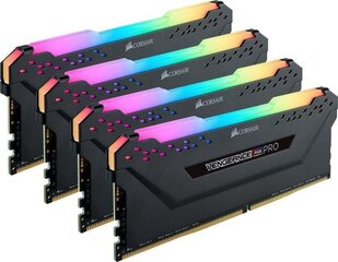 Corsair Vengeance RGB Pro DDR4, 4x8GB, 3000MHz, CL15 (CMW32GX4M4C3000C15) цена и информация | Объём памяти (RAM) | hansapost.ee