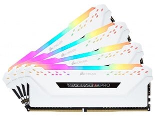 Corsair Vengeance RGB Pro DDR4, 4x8GB, 3000MHz, CL15 (CMW32GX4M4C3000C15W) hind ja info | Corsair Arvuti komponendid | hansapost.ee