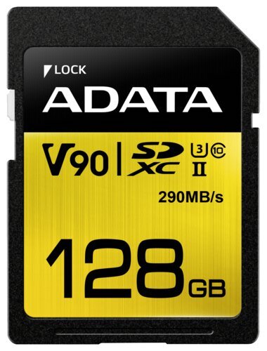 Mälukaart ADATA Premier One SDXC UHS-II U3, klass 10, 128 GB цена и информация | Mälukaardid mobiiltelefonidele | hansapost.ee