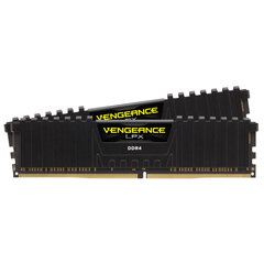 Corsair Vengeance LPX 16GB (2 x 8GB) DDR4 DRAM 2666MHz C16 Memory Kit цена и информация | Объём памяти | hansapost.ee
