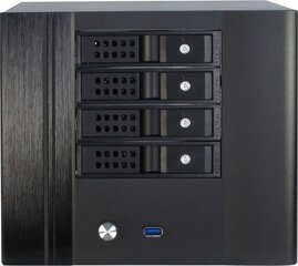 Inter-Tech IPC SC-4004, Mini-ITX, черный (88887186) цена и информация | Корпус Cooler Master для ПК Elite 500 Midi | hansapost.ee