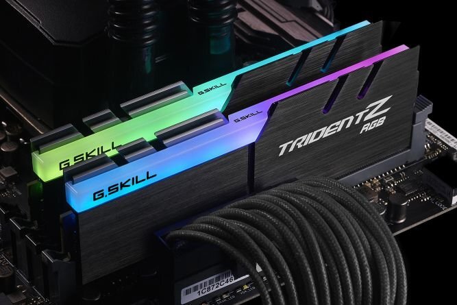 G.Skill TridentZ RGB DDR4, 2x8GB, 2666MHz, CL18 (F4-2666C18D-16GTZR) цена и информация | Operatiivmälu | hansapost.ee