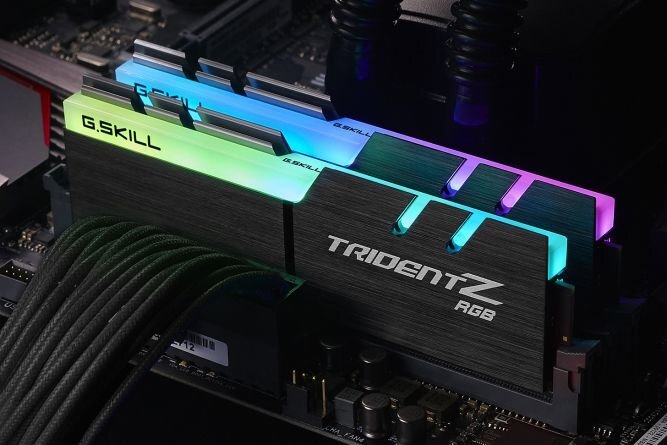 G.Skill TridentZ RGB DDR4, 2x8GB, 2666MHz, CL18 (F4-2666C18D-16GTZR) цена и информация | Operatiivmälu | hansapost.ee