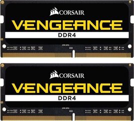 Corsair Vengeance 16GB 2666MHz DDR4 CL18 SODIMM KIT OF 2 CMSX16GX4M2A2666C18 цена и информация | Объём памяти (RAM) | hansapost.ee