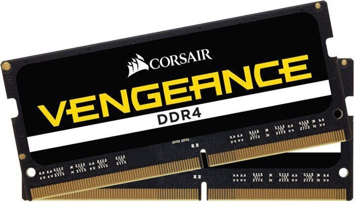 Corsair Vengeance 16GB 2666MHz DDR4 CL18 SODIMM KIT OF 2 CMSX16GX4M2A2666C18 hind ja info | Operatiivmälu | hansapost.ee