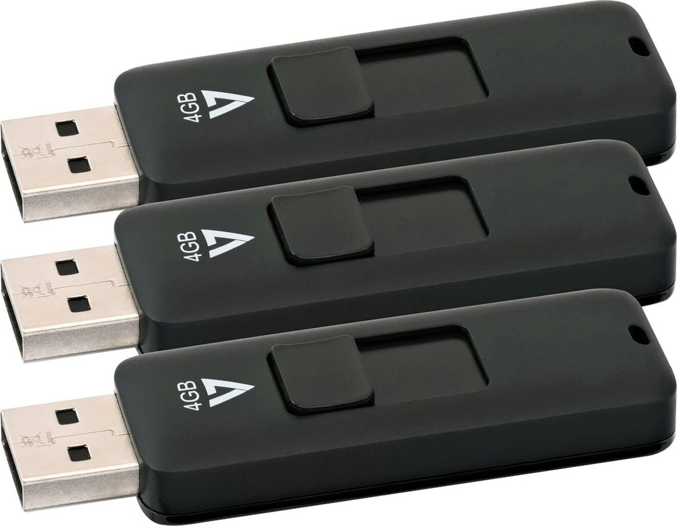 V7 Slider 4 GB USB 2.0 hind ja info | Mälupulgad | hansapost.ee