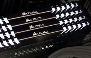 Corsair Vengeance LED 16GB 2666MHz DDR4 CL16 White KIT OF 2 CMU16GX4M2A2666C16 hind ja info | Corsair Arvuti komponendid | hansapost.ee