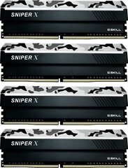 G.Skill Sniper X DDR4, 4x8GB, 3200MHz, CL16 (F4-3200C16Q-32GSXWB) цена и информация | Объём памяти (RAM) | hansapost.ee