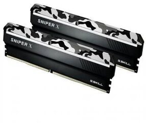 G.Skill Sniper X DDR4, 2x16GB, 3200MHz, CL16 (F4-3200C16D-32GSXWB) цена и информация | Объём памяти (RAM) | hansapost.ee