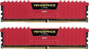 Corsair Vengeance LPX 16GB 3000MHz DDR4 CL15 KIT OF 2 CMK16GX4M2B3000C15R цена и информация | Объём памяти | hansapost.ee