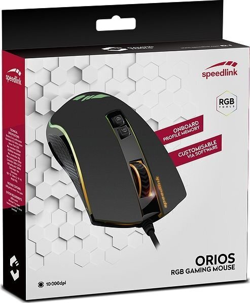 Speedlink Orios RGB hind ja info | Arvutihiired | hansapost.ee