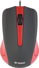 Yenkee YMS 1015RD, черный/красный цена и информация | Компьютерные мыши | hansapost.ee
