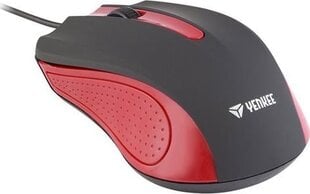 Yenkee YMS 1015RD, черный/красный цена и информация | Компьютерные мыши | hansapost.ee