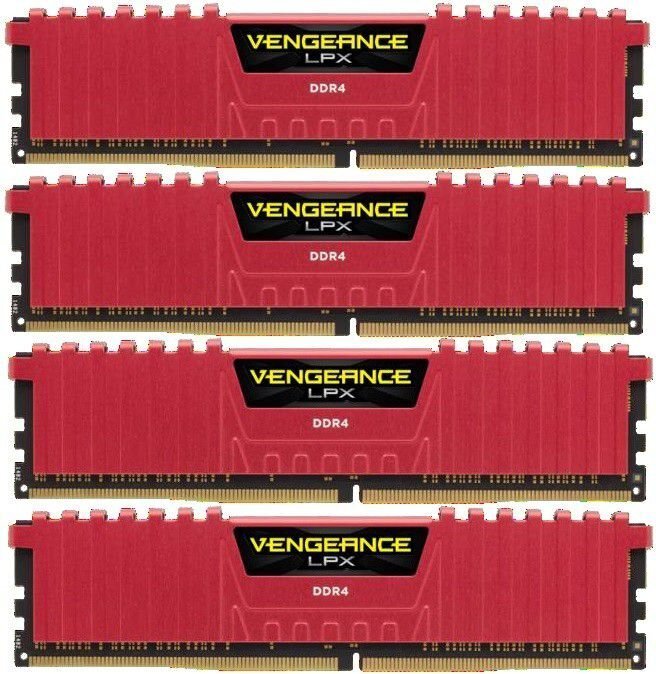 Corsair Vengeance LPX 4x4GB 2666MHz DDR4 CL16 (CMK16GX4M4A2666C16R) цена и информация | Operatiivmälu | hansapost.ee