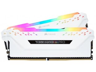 Corsair Corsair Vengeance RGB PRO 2x8GB, 2666MHz, CL16 (CMW16GX4M2A2666C16W) цена и информация | Объём памяти | hansapost.ee