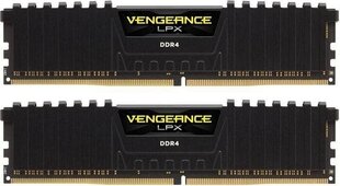 Corsair Vengeance LPX DDR4, 2x8GB, 2400MHz, CL16 (CMK16GX4M2A2400C16) цена и информация | Объём памяти (RAM) | hansapost.ee