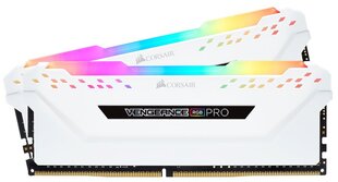 Corsair Vengeance RGB PRO DDR4, 2x8GB, 3000MHz, CL15 (CMW16GX4M2C3000C15W) цена и информация | Объём памяти | hansapost.ee