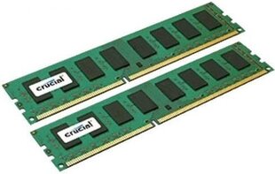 Crucial DDR3L, 16GB (8GB x 2), 1600MHz, C11 (CT2K102464BD160B) hind ja info | Operatiivmälu | hansapost.ee