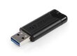 Mälupulk Verbatim USB DRIVE 3.0 16GB PINSTRIPE BLACK цена и информация | Mälupulgad | hansapost.ee