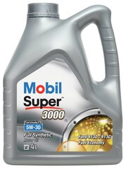 Mobil Super 3000x1 Formula FE 5W-30 4l hind ja info | Mootoriõlid | hansapost.ee