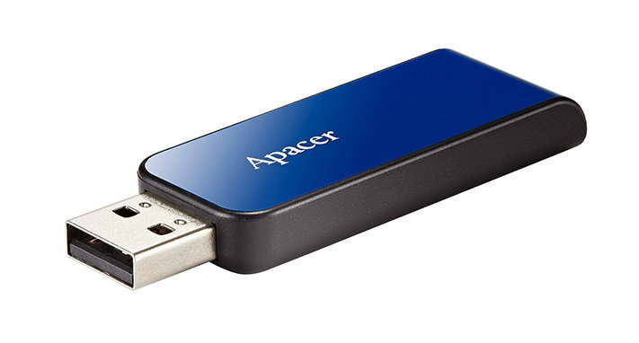 Mälupulk USB APACER USB2.0 Flash Drive AH334 32GB, sinine цена и информация | Mälupulgad | hansapost.ee