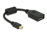 Delock Adapter mini Displayport 1.2 male > Displayport female 4K черный