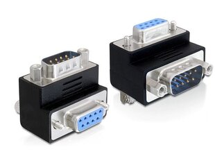 Delock адаптер Sub-D 9 pin male > female 90° angled цена и информация | Адаптеры, USB-разветвители | hansapost.ee