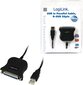 LogiLink - Adapter USB do DSUB-25pin, 1,5m цена и информация | USB adapterid ja jagajad | hansapost.ee