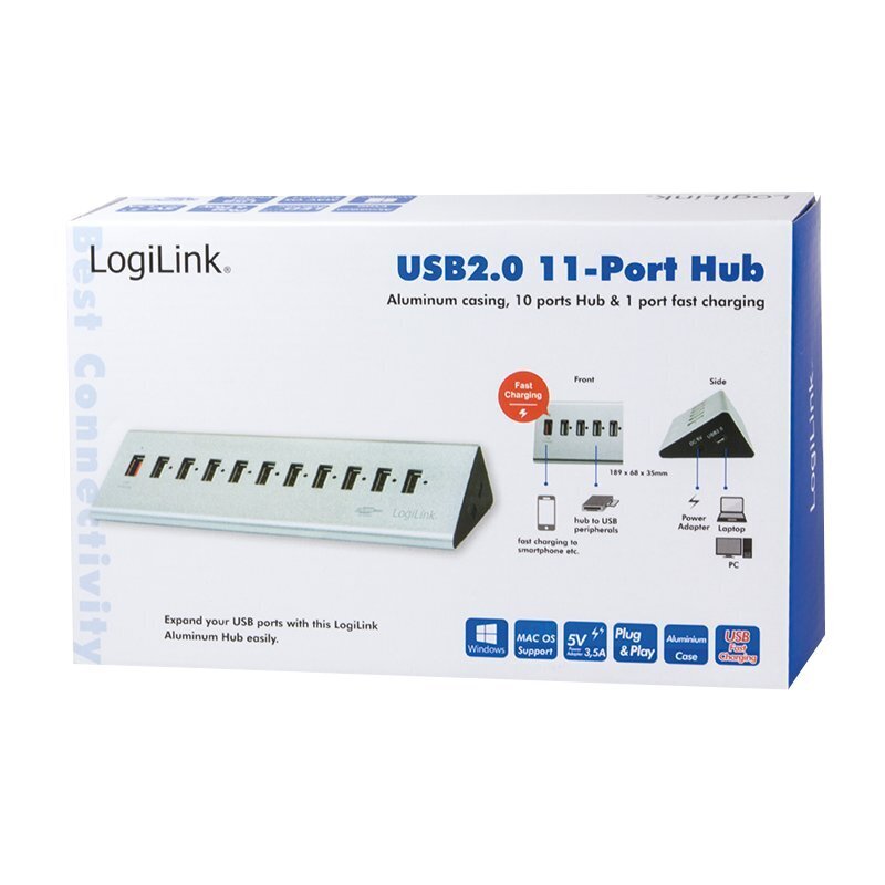 LogiLink UA0226 hind ja info | USB adapterid ja jagajad | hansapost.ee
