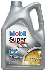 Õli Super 3000 Formula V 5W-30 Sünteetiline Mootoritele 5 l MOBIL 5W30 F-V hind ja info | Mootoriõlid | hansapost.ee