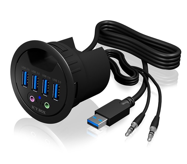 RaidSonic IB-HUB1403A цена и информация | USB adapterid ja jagajad | hansapost.ee