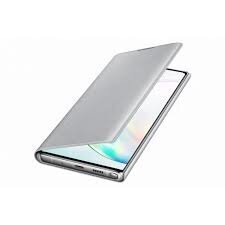 Чехол Samsung LED View Cover со светодиодным дисплеем для Samsung Galaxy Note 10 Plus, серебристый цена и информация | Чехлы для телефонов | hansapost.ee