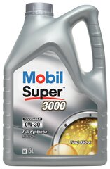 Моторное масло Mobil Super 3000 F-F 0W-30, 5L цена и информация | Моторные масла | hansapost.ee