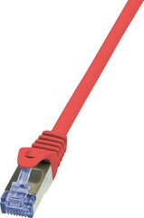 LOGILINK - Patch Cable Cat.6A 10G S/FTP PIMF PrimeLine красный 5м цена и информация | Кабели и провода | hansapost.ee