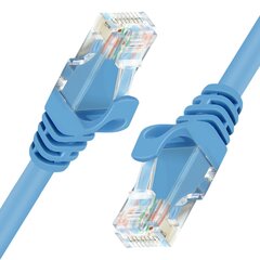 Unitek Cable Patchcord UTP CAT.6 BLUE 15M; Y-C814ABL цена и информация | Кабели и провода | hansapost.ee