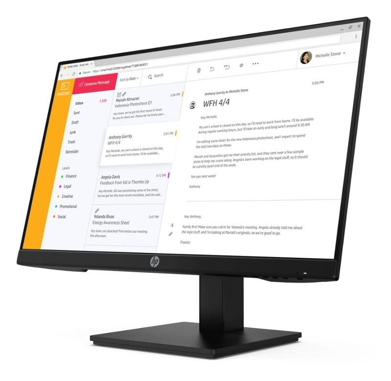 HP 7VH44AA hind ja info | Monitorid | hansapost.ee
