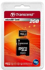 Карта памяти MICRO SD 2GB/TS2GUSD TRANSCEND цена и информация | Карты памяти для телефонов | hansapost.ee